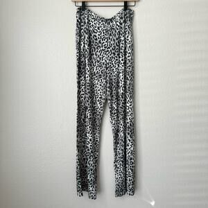 NWT INC International Concepts Womens Cheetah Pajama Pants Lounge Size Medium